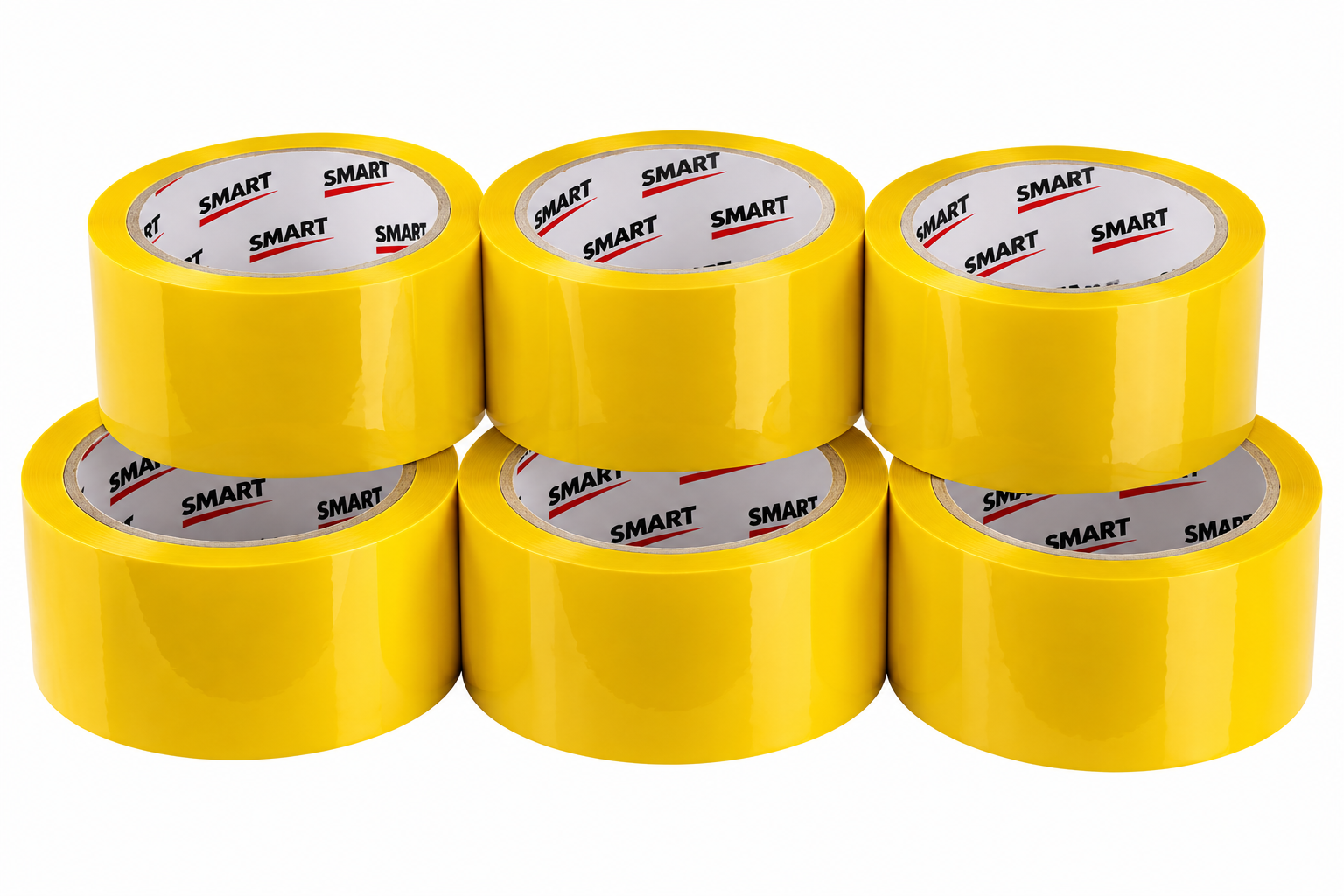 Lepicí páska žlutá – AKRYL 48 mm × 50 y, 6 ks